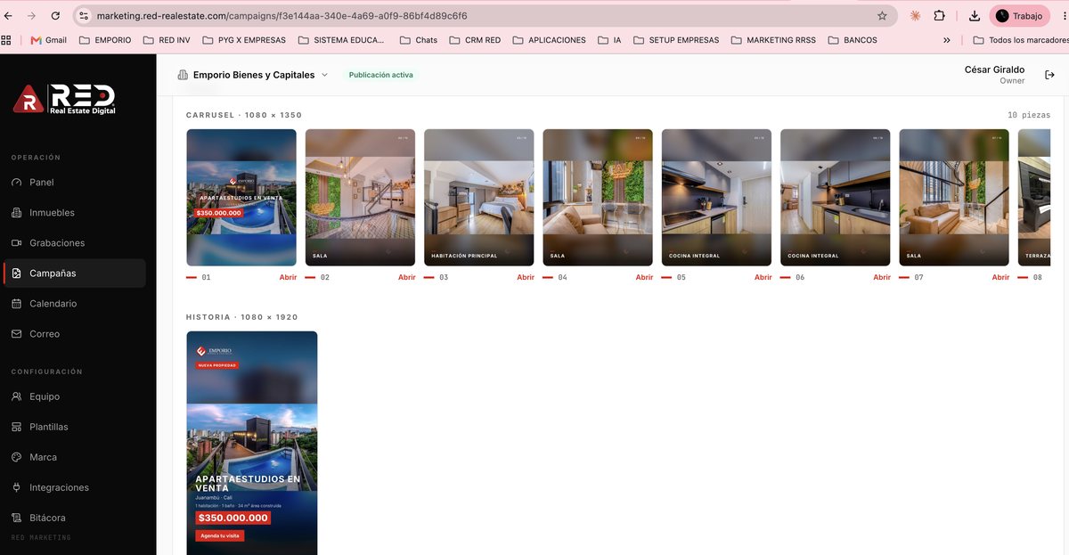 RED Marketing - Carruseles, historias y videos para redes sociales